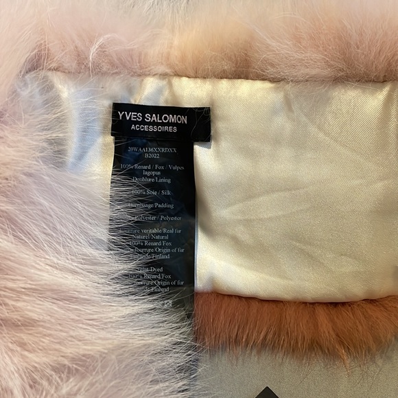 Yves Salomon Fox Fur Stole - Picture 3 of 4